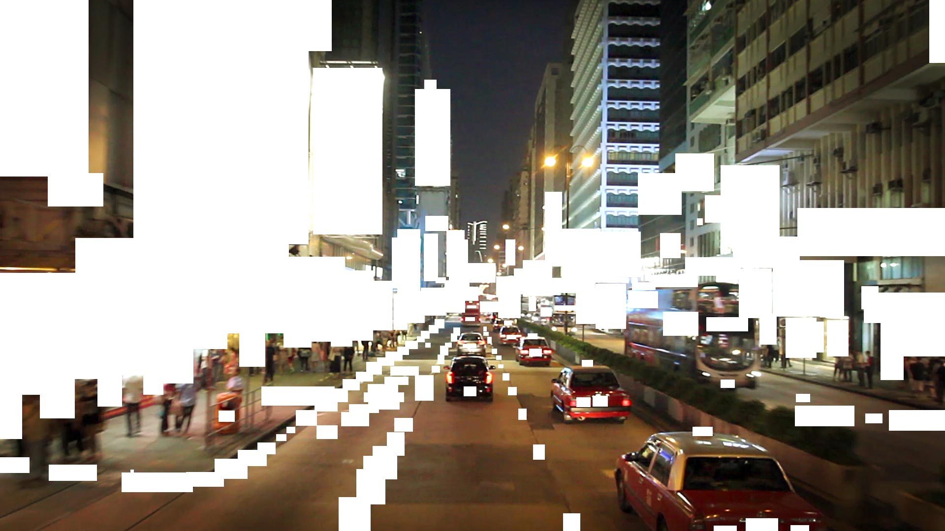 signs to recompose city streets of hong-kong kowloon