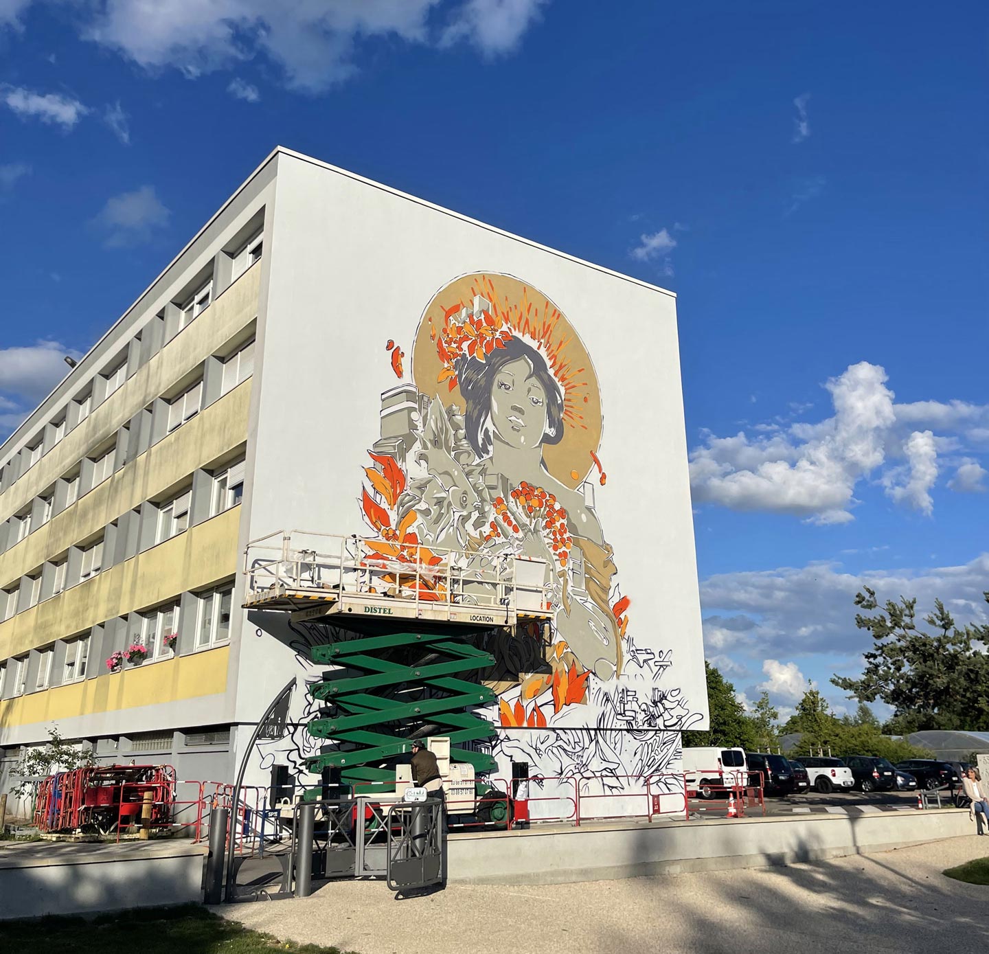 progress with alex kanos on a lift elevator in metz