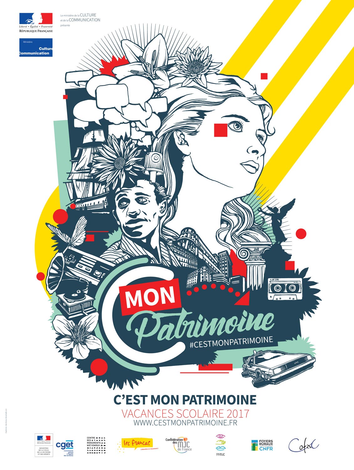 Poster Graphic Design C mon Patrimoine